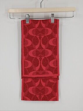 Coach Metallic Monogram Scarf